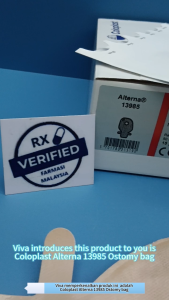 COLOPLAST CP 13985 ALTERNA Ostomy Bag Opaque 50MM 2 piece open 康乐保造口袋不透明50毫米2件式开口