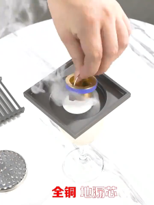 Bathroom Anti-odor Floor Drain Homes Floor Drain Auto Trap Core Copper Brass Shower Drainer Seal Stopper Anti-odor Device