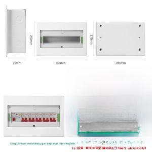 Hộp Điện Nhựa Lắp Ngang Tường Hộp Cách Ly Điện Hộp Chuyển Mạch Không Khí Hộp Cầu Dao Hộp Cáp Điện Hộp Điện Gia Dụng