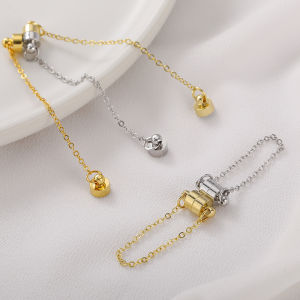 14K Gold Plated Magnetic Clasp DIY Handmade Bracelet Necklace Ending Connector Alloy Material  out New Fashion Jewelry