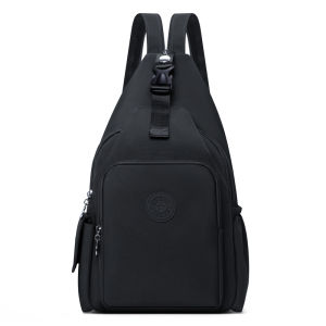 Womens Large Capacity Nylon Crossbody Bag - Simple Casual Multi Bag Sling+Backpack 2in1