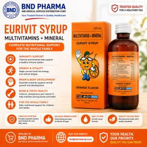 EURIVIT SYRUP Multivitamins + Minerals FDA approved FDA Approved BNDCORP