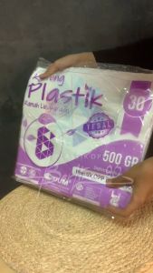 Kantong Plastik Kresek Putih Ramah Lingkungan Oxium Medium No 30