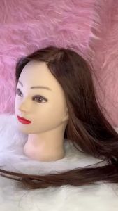 Đầu ma nơ canh nữ ĐẦU KEN CẮT TÓC NỮ TEM LC dùng học cắt tóc mặt canh đẹp tóc mượt dễ chải