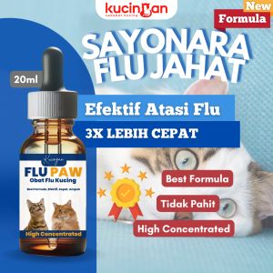Obat Flu Kucing FLU PAW Bersin Pilek Super Efektif 20 ML Flupaw