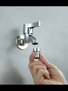 ก๊อกน้ำสแตนเลส คุณภาพสูง น้ำออกแรง ก๊อกเครื่องซักผ้า ขนาด 4 หุน พร้อมส่งที่ไทย