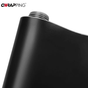 PVC Car Vinyl Wrap Waterproof Matte Black Satin Sticker Decorative Film Sheet for Home Truck Motorcycle Laptop Car Accessories