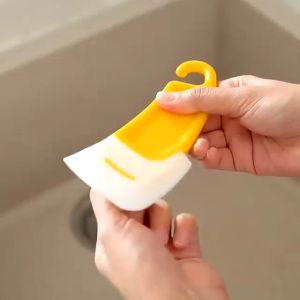 Spatula Kuning Gantung 16x7cm: Serokan Pembersih Piring & Spatula Silikon Besar SH U38