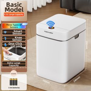 JOYBOS | Intelligent Induction Waste Bin With Lid Luxury Electric
