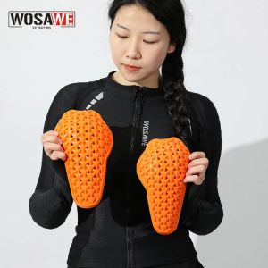 WOSAWE Xe Máy Bảo Vệ Đầu Gối Lắp Moto Miếng Lót Đầu Gối Motocross Đồ Bảo Hộ Miếng Lót Lưng Cho Áo Khoác