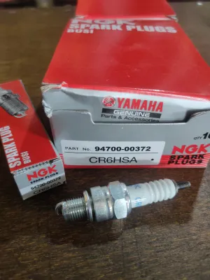 BUSI NGK CR6HSA MIO J SOUL GT FINO FI X RIDE X RIDE 115 JUPITER Z1 VEGA FORCE ORIGINAL