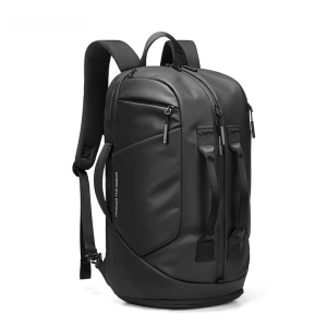 กระเป๋าเป้สะพายหลังผู้ชายความจุขนาดใหญ่ น้ำไม่ซึมได้สำหรับคอมพิวเตอร์ กระเป๋าเดินทางแบบลำลองสำหรับกีฬากลางแจ้ง กระเป๋าเป้สะพายหลังแบบถัง