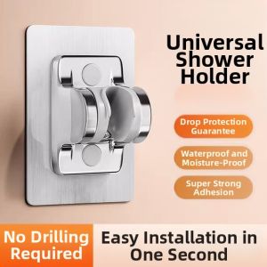 MEISITEKEKE | No Drilling 360 Adjustable Nail Free Shower Bracket