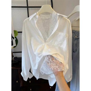 Elegant Stylish Loose-fitting Womens Shirt