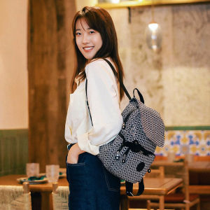 Kipling BINA SIGNATURE PRINT City Pack Backpack: Stylish & Functional Travel Companion