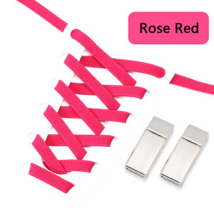 Magnetic Shoelaces For Sneakers Elastic Shoe Laces Flat Metal Lock Leisure for men and women Lazy Shoes Lace Rubber band