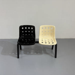 เก้าอี้แถวกลางแจ้งแบบลำลองสำหรับร้านกาแฟและร้านชา ที่นั่งสำหรับชมการเล่นฟุตบอล ที่นั่งสำหรับถ่ายรูปด้วยดีพีเมทัล ที่นั่งแบบอเนกประสงค์