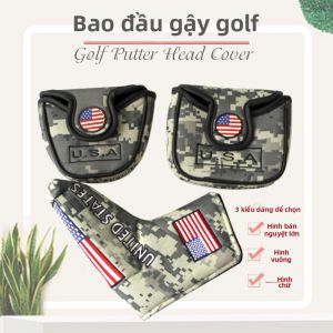 Dominant | Bao Đậy Gậy Golf Mẫu Cờ Sao Màu Ngụy Trang Xanh