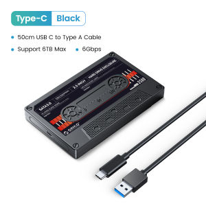 ORICO 2.5 HDD Enclosure SATA to USB3.0 External Hard Drive Case for SSD Disk HDD Box Type C 3.0 Case HD External HDD Enclosure