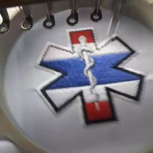 อาร์มปัก สพฉ. ลายใหม่ กู้ชีพ กู้ภัย EMS ปักแน่น เน้นคุณภาพ คุ้มราคา - ประกอบสุขภาพ คู่ณ์กู้ หนังสือเสริมความมั่นใจ