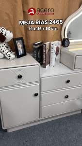 Acero Furniture - Set Meja Rias Minimalis Modern MR-2465