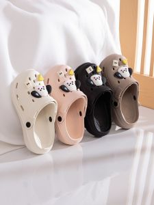 Womens Foam Hole Shoes White Closed Toe Slippers Outdoor Casual Beach Surgical Shoes Big Head Thick Sole Sandals Men