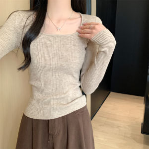 La Chapelle | Simple Solid Color Knit Turtleneck Top for Women