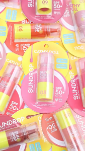 Cathy Doll Sun Drop Melablush SPF50+ PA++++ 6g เคที่ดอลล์ ซันดรอป เมลาบลัช สูตรน้ำ