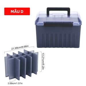 Weihe FISHING | Hộp Đựng Mồi Câu Cá Cầm Tay WEIHE 1 Cái XD71 Bằng Gỗ Đựng Mồi Tôm Mực Hộp Đựng Đồ Câu Chất Liệu ABS+PP Phụ Kiện Câu Cá