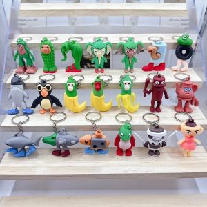 20PCS อิตาเลี่ยน Brainrot พวงกุญแจสําหรับเด็กผู้ใหญ่ Tung Tung Tung Sahur อะนิเมะพวงกุญแจ Tralalero Tralala Meme ตลกจี้ของขวัญ