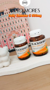BLACKMORES Daily Immune C 500mg 30/60 Tablet Suplemen Vitamin C Imuniti Kulit