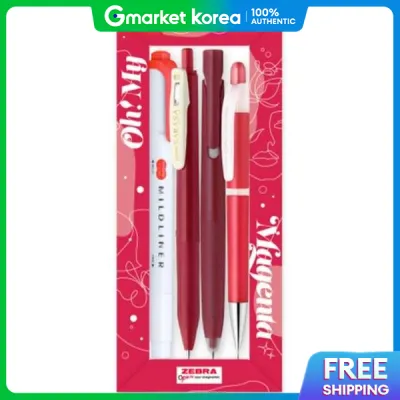 Jq Ballpoint Pen Mechanical Pencil Gift Set 2023 Magenta Oh My New Semester Essential Stationery
