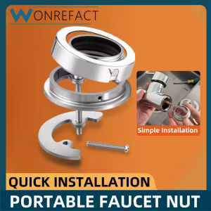 Lock Nut Set Prevent Kitchen Bathroom Faucet From loosening Quickly Tighten The Hot And Cold Water FaucetFixing Tool Faucet Mounting Nut