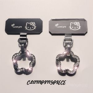 Cute Cat Rotating Buckle Metal Pad Mobile Phone Lanyard Clip Thin Not against Shell Does Not Affect Charging Bracelet Chain