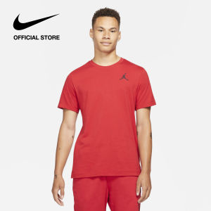 Jordan Dri-FIT Mens Jumpman Emb Ss Crew Tee - Gym Red จอร์แดน เสื้อยืดคอกลมผู้ชาย Jumpman Emb Ss - สียิมเรด [DC7485-687]