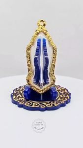 A#117  ตลับพระ/กรอบพระไมครอนชุบทองล้วน พิมพ์ 25 ศตวรรษเนื้อชินหรือพิมพ์ใกล้เคียง  << ขนาดที่ใส่สวย 1.5x4.4 ซม >>