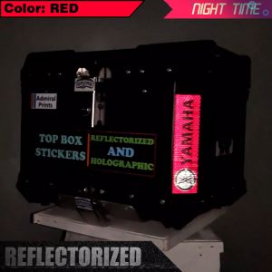 Alloy Top Box Sticker Waterproof Yamaha Colored Edition (REFLECTORIZED)