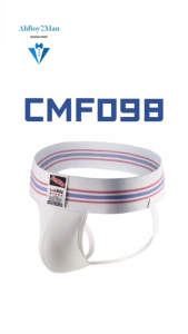 Mens Jockstrap: Nylon Mesh Jockstrap with 7.5cm Wide Waistband (CMF098)
