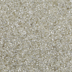 Czech Glass Seedbead Silver Colour Tube Beads Spacer Loose Beads 2mm For Jewelry Making Bracelet Necklace DIY Accessories Sewing