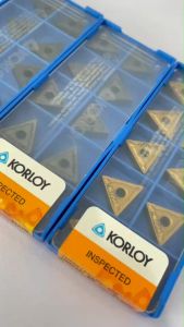 เม็ดมีด เม็ดสามเหลี่ยม T16 TNMG  สำหรับงานเหล็ก สแตนเลส และเหล็กหล่อ (ขายเป็นเม็ด)