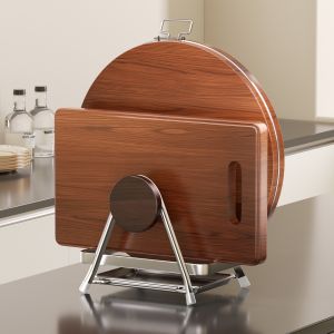 TEM | Water-Draining Anti-Mold Stainless Steel Double Layer Cutting Board Stand