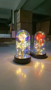 Galaxy Rose Lamp: A Unique Gift for Valentine's Day, Anniversaries & Christmas