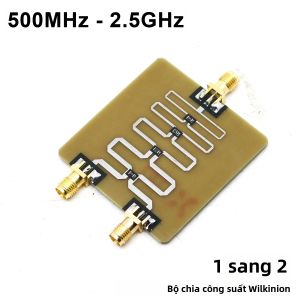 Bộ Chia Công Suất Wilkinson Bộ Kết Hợp Tín Hiệu Vi Sóng RF 05-25GHz SMA Cho Hệ Thống GSM CDMA PHS WLAN Wi-Fi 2.4GHz Bộ Chia Công Suất RF