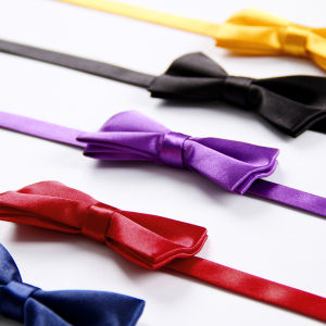 TZ. โบว์หูกระต่ายเด็ก ปรับความยาวสายได้ ผ้าซาติน 2 ชั้น Kids Bow