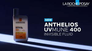 LA ROCHE-POSAY Anthelios UVMUNE 400 Invisible Fluid SPF50+ 50ml Water And Sweat Resistant Sunscreen Sunblock Face UV Protection Lightweight Non-Greasy