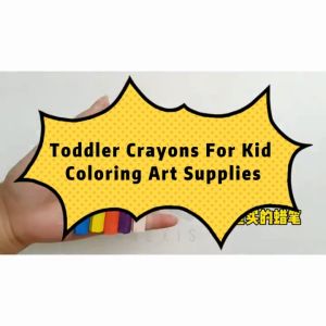 Crayons For Toddlers Washable and Safe For Kids (Non-Toxic) Easy Hold | Coloring Art Supplies No Dirty Hands Painting Toy | Kids Drawing Partner Parents Safe Choice