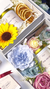 Set Quà tặng Cam Quế và nến Thơm Dmeii món quà tặng ý nghĩa có kèm túi quà và thiệp xinh xắn