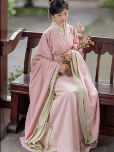 Elegant Embroidered Hanfu Womens Winter Coat Double Layered Shawl Collar Ancient Chinese Style Fashionable Traditional Costume