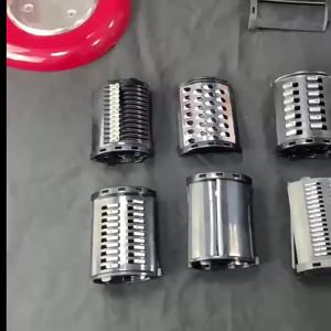 Slicer Shredder Attachment for KitchenAid Stand Mixer Cheese Grater Vegetable Slicer AttachmentSlicer Accessories 5 Blades