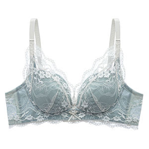 Cosmo Lady | Áo ngực ren Pure Desire kiểu Pháp cho nữ chống chảy xệ tập trung ngực nhỏ loại bỏ mỡ thừa mùa thu không có vòng thép